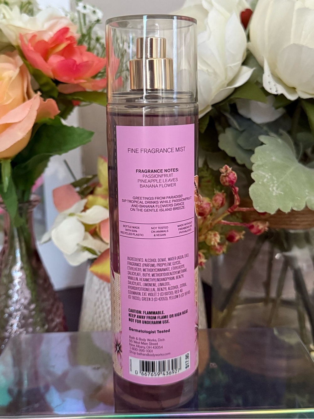 🆕🌸 BATH & BODY WORKS “BAHAMAS” PASSION FRUIT & BANANA FLOWER FRAGRANCE MIST. - Picture 2 of 3